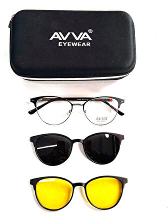 AVVA 9029 C6 POLARİZE&ANTİFAR KLİPSLİ KADIN GÜNEŞ GÖZLÜĞÜ