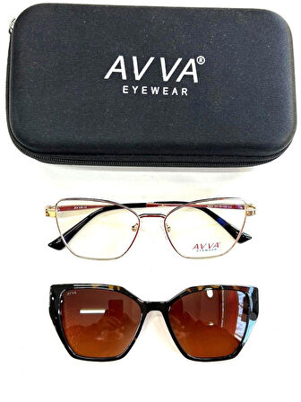 AVVA 5604 C2 POLARİZE KLİPSLİ KADIN GÜNEŞ GÖZLÜĞÜ