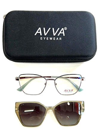 AVVA 5604 C5 POLARİZE KLİPSLİ KADIN GÜNEŞ GÖZLÜĞÜ