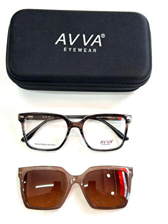 AVVA 6585 C3 POLARİZE KLİPSLİ KADIN GÜNEŞ GÖZLÜĞÜ