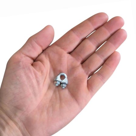 Aletçantam Klemens Çelik Halat Klemensi (5 li paket) 3 mm