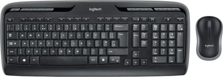 Logitech MK330 M.Medya Siyah Kablosuz Klavye Mouse Set (920-003988)