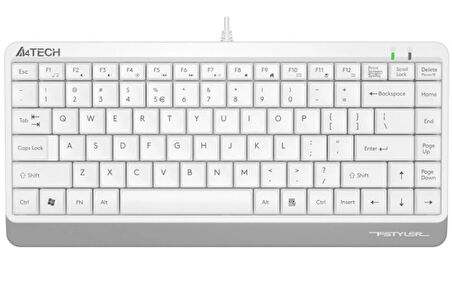 A4 Tech FK11 Usb Q Trk Mini Beyaz Multimedya Klavye