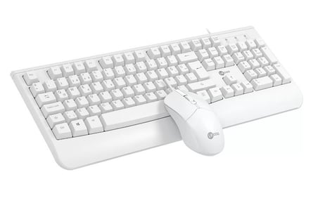 Lenovo Lecoo CM101 Q Türkçe USB Beyaz Klavye + Mouse Seti