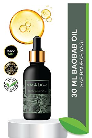 Baobab Yağı 30 ml Kuru Ve Çok Kuru Ciltler Için