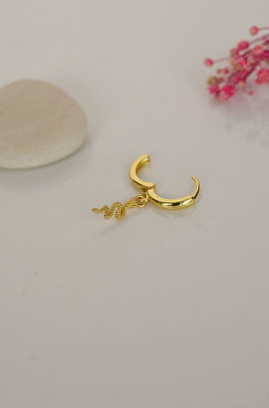 Yılan Helix Piercing Kıkırdak Küpesi
