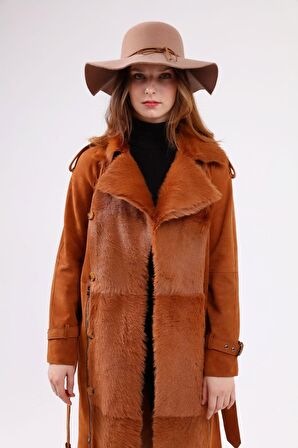 Konyak Kadın Tabi Deri Kaban