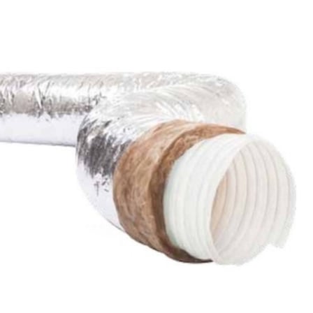 AFS Nonwoven Ses İzoleli Hava Kanalı 125 mm 2.5 metre 