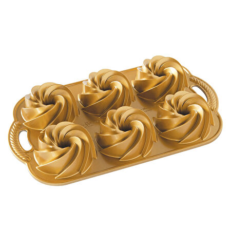 Nordic Ware Heritage Bundtlette Pan 6'lı Kek Kalıbı