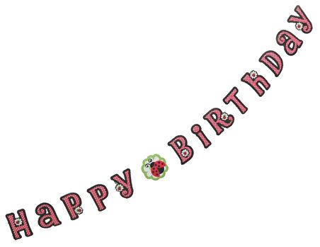 BANNER UĞUR BÖCEĞİ HAPPY BİRTHDAY 1,62M