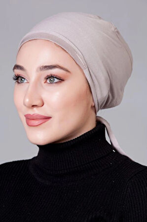 Açık Vizon Penye Kaymayan Bone