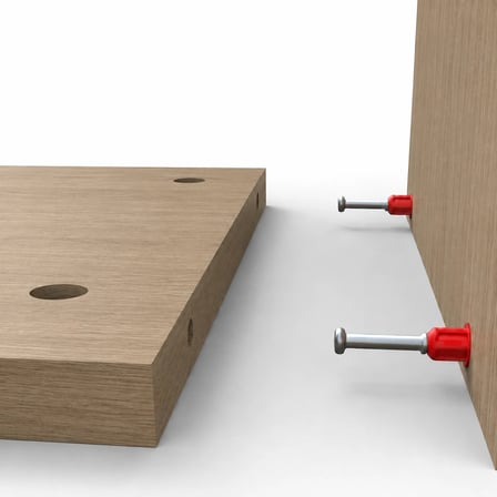 Aletçantam Kendinden Dübelli Minifix Mili Mobilya Dolap Bağlantı Vidası 8mm - 10 Adet