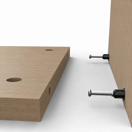 Aletçantam Minifix Mili Kendinden Dübelli Mobilya Dolap Bağlantı Vidası 10mm - 10 Adet