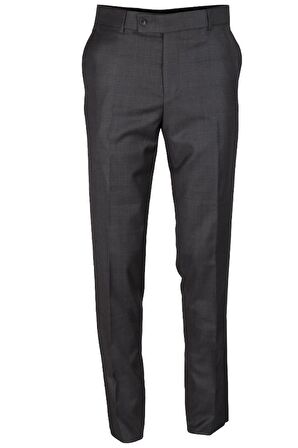 Erkek Gri Kumaş Pantolon Normal Kesim RAR01185