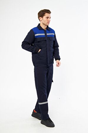 İş Takımı 7/7 Gabardin Kapitoneli Reflektörlü %100 Pamuk XL