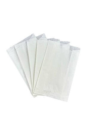 Küçük Boy Yağlı Kese Kağıdı, Hediye Paketi 12x20cm Beyaz Renk 250 Adet