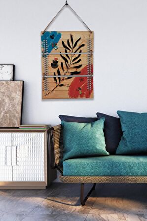 3'lü Dekoratif Modern Boho Mdf Tablo Seti