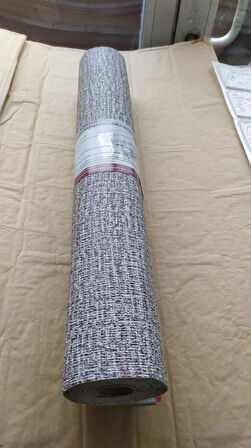 50x280cm Keten Kahvesi Yapışkanlı Isı Ve Ses Yalıtımını Destekler Boyanabilir Duvar Paneli Kağıdı