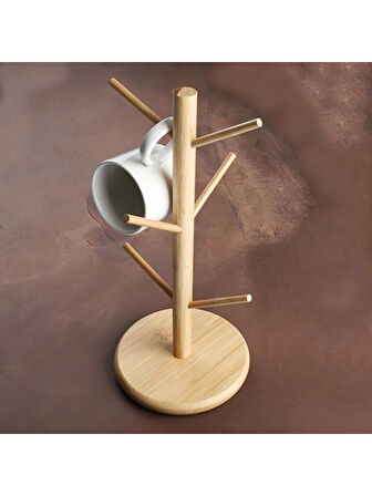 Kosova Bambu Kupa Askısı