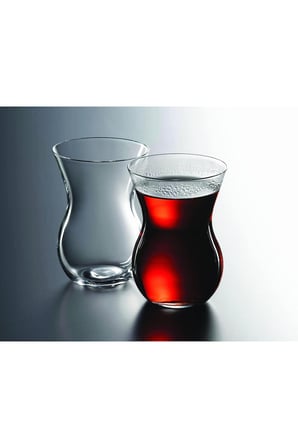 Crystallin Beykoz 6 Parça Cam Çay Bardağı, Şeffaf, 145 cc 64031 ORJin. Kutuludur
