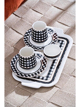 Acar MXG7169 Dama Desenli Fincan Seti 2'li