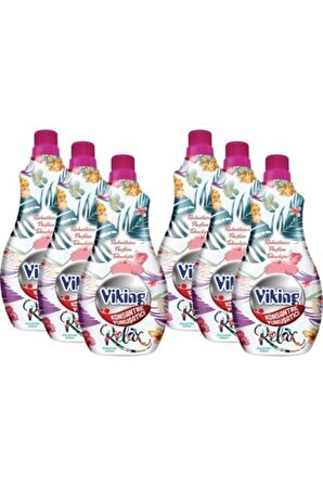 Viking Relax Konsantre 60 Yıkama Yumuşatıcı 1.44 lt 6'lı