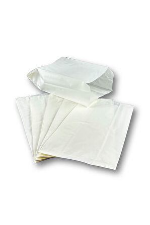 Büyük Boy Yağlı Kese Kağıdı, Hediye Paketi 15x28,5cm Beyaz Renk 100 Adet