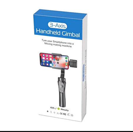 H4 Mobil telefon stabilizatör 3 Kademeli el sabitleyici GİMBAL