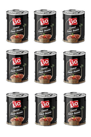 LİO SADE BAKLA KONVERVESİ 400GR X9