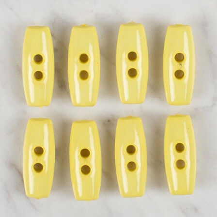 Loren Crafts sarı 8 li çoban düğmesi - 67