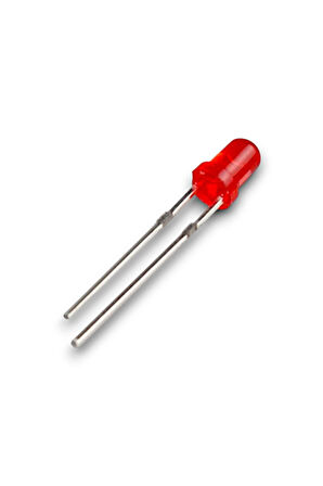 5mm Kırmızı Diffused Led - 100 Adet