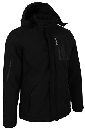 Erkek Su Ve Rüzgar Geçirmez Softshell Mont RAR01231