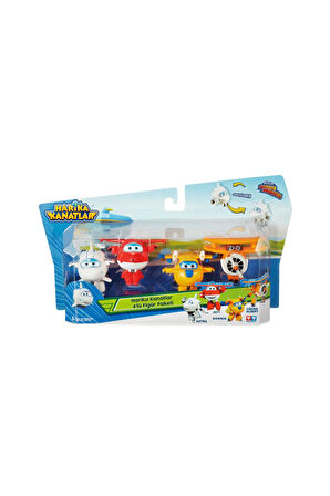 Harika Kanatlar Oyuncak 4lü Set Oyuncak Dönüşebilen Harika Kanatlar Astra Jett Donnie Grand Albert