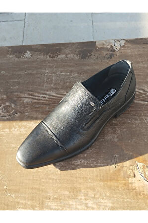 Erkek Mevsimlik Kundura Hakiki Deri  Kauççuk Taban Bağsız