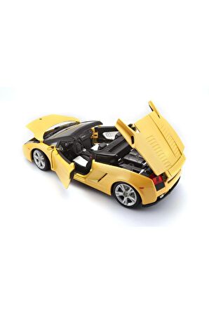 Burago 1:18 Lamborghini Gallardo Spyder Model Araba Sarı Lamborghini Gallardo Spyder Araba