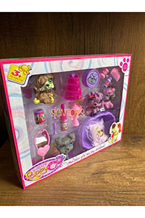 Oyuncak Miniş Ailesi Oyuncak Neşeli Minişler Toplam 17 Parça Oyuncak Miniş Figürleri Oyuncak Miniş