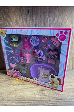 Oyuncak Miniş Ailesi Oyuncak Neşeli Minişler Toplam 17 Parça Oyuncak Miniş Figürleri Oyuncak Miniş