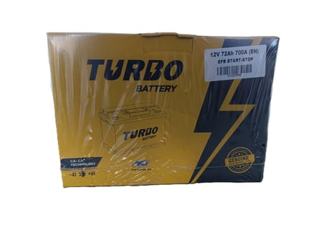 TURBO 72 AH. 700A (EN) START-STOP EFB. (PETLAS GARANTİSİ ALTINDA) (ÜRETİM TARİHİ: 2026)