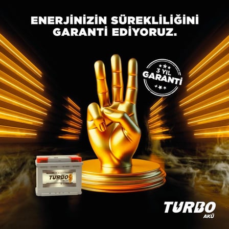 TURBO 60 AH. 600A (EN) START-STOP EFB. (PETLAS GARANTİSİ ALTINDA) (ÜRETİM TARİHİ: 2026)