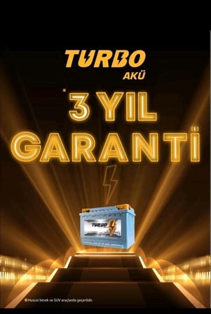 TURBO 60 AH. 600A (EN) START-STOP EFB. (PETLAS GARANTİSİ ALTINDA) (ÜRETİM TARİHİ: 2026)