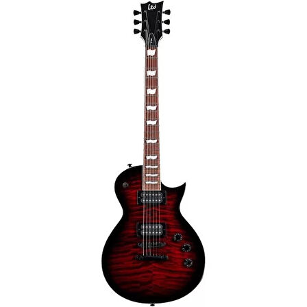 Esp Ltd Ec-256Qm See Thru Black Cherry Sunburst Elektro Gitar