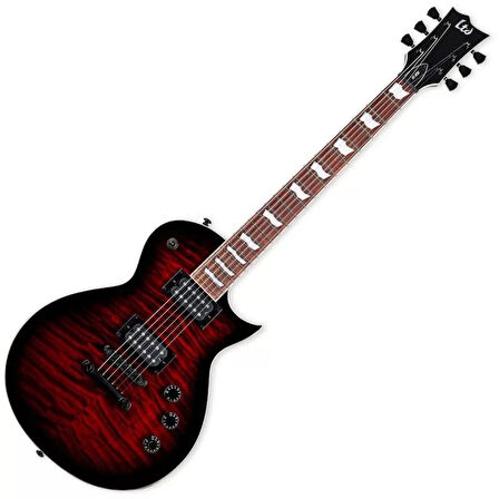 Esp Ltd Ec-256Qm See Thru Black Cherry Sunburst Elektro Gitar