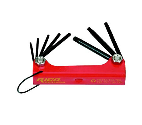Rico 8 Parça Çakı Tip Torx Alyan Anahtar Seti