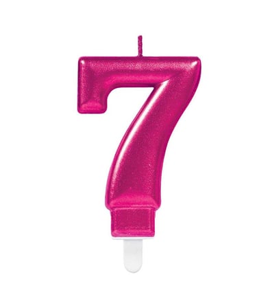 Mum FUŞYA ışıltılı 7 YAŞ KOYU PEMBE