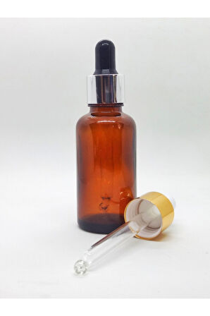 30ml kahverengi cam damlalıklı, 100 adet, Siyah Kapak, Ecza şişesi, Damlalıklı şişe, propolis şişesi, damlatmalı şişe, saç serum şişesi, ecza şişesi