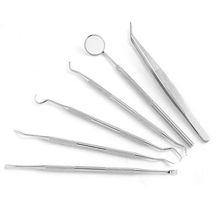 caselka® 6 Parça Kutulu Ağız Bakımı Diş Bakım Seti Ağız Hijyen Takımı