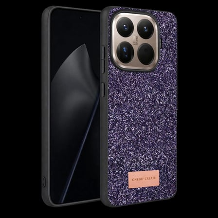 Onegif Xiaomi Mi 15T Pro Bright Simli Kapak - Derin Mor