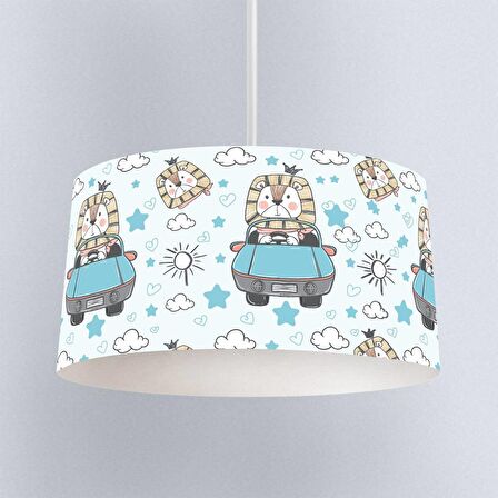 Çocuk Odası Dijital Baskılı Sarkıt Avize Model 1354