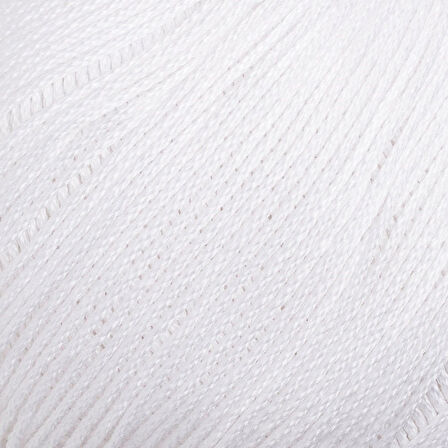 La Mia Lux Mercerized Cotton Beyaz El Örgü İpi - 2 - 33742
