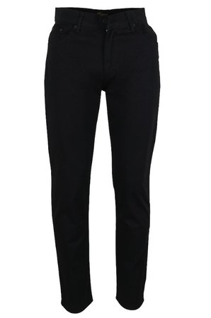 Erkek Kot Pantolon Normal Kesim Siyah Renk RAR01438